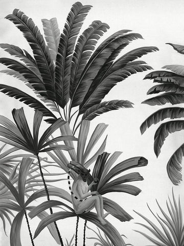 Dominica I Black Ornate Wood Framed Art Print with Double Matting by Urban Road