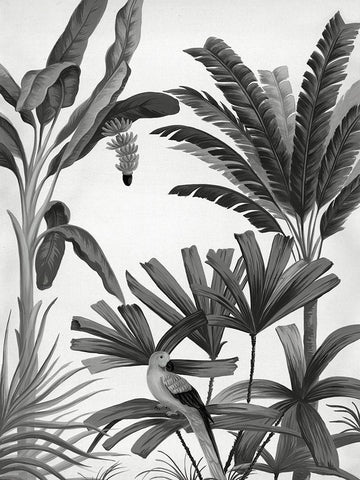 Dominica III Black Ornate Wood Framed Art Print with Double Matting by Urban Road