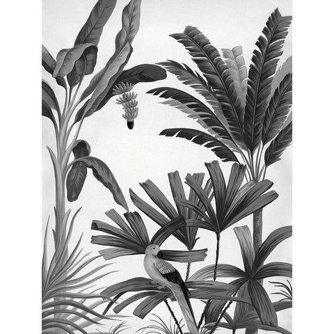 Dominica III White Modern Wood Framed Art Print by Urban Road