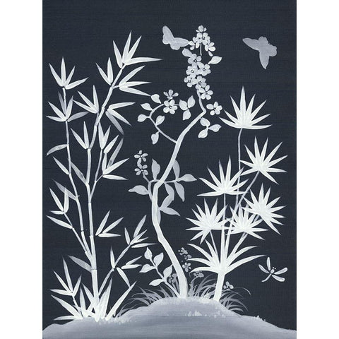Zen Garden I White Modern Wood Framed Art Print by Urban Road