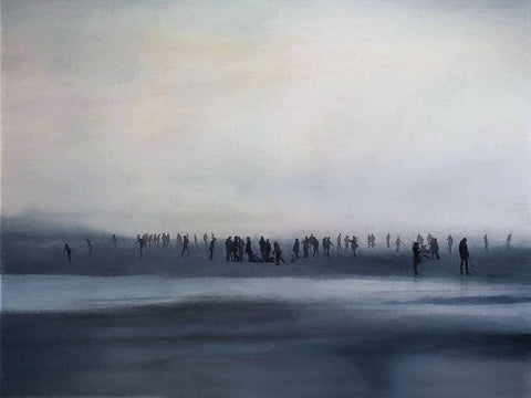 Sound of SIlence Black Ornate Wood Framed Art Print with Double Matting by Urban Road