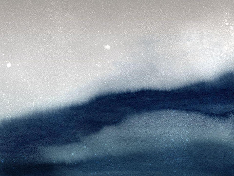 Antares White Modern Wood Framed Art Print with Double Matting by Urban Road