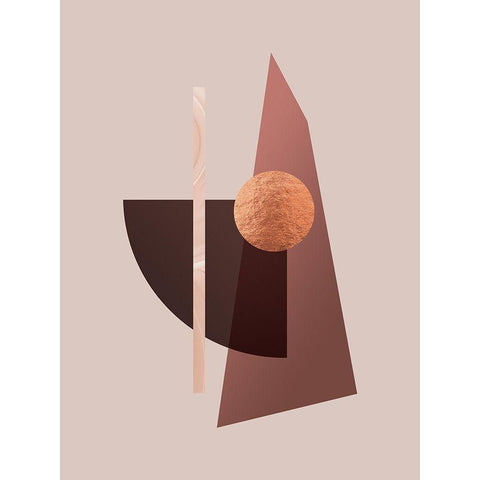 Chronology Poster Black Modern Wood Framed Art Print by Urban Road