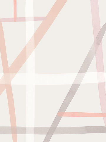 Outline Poster White Modern Wood Framed Art Print with Double Matting by Urban Road