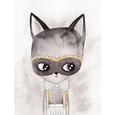 Alley Kat Poster Gold Ornate Wood Framed Art Print with Double Matting by Urban Road