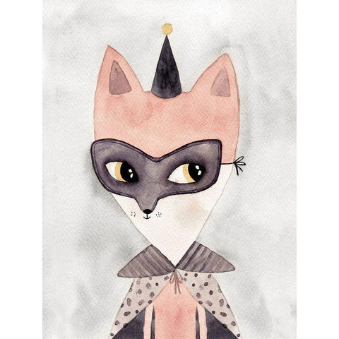 Secret Hero Poster Black Modern Wood Framed Art Print with Double Matting by Urban Road