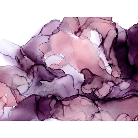 Grape Soda Poster Black Modern Wood Framed Art Print by Urban Road