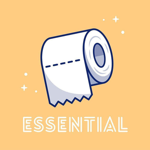 Artsy Quotes Quote: Essential Goods White Modern Wood Framed Art Print by ArtsyQuotes