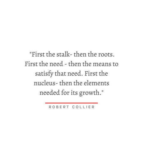 Robert Collier Quote: Nucleus White Modern Wood Framed Art Print by ArtsyQuotes
