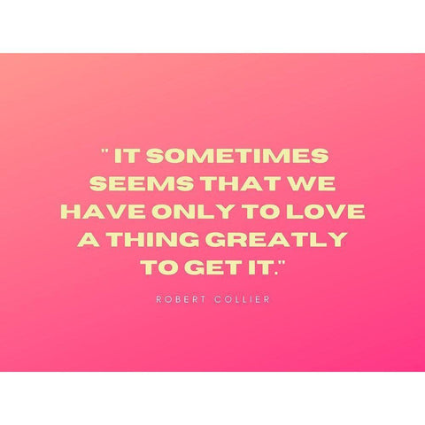 Robert Collier Quote: Only to Love Gold Ornate Wood Framed Art Print with Double Matting by ArtsyQuotes