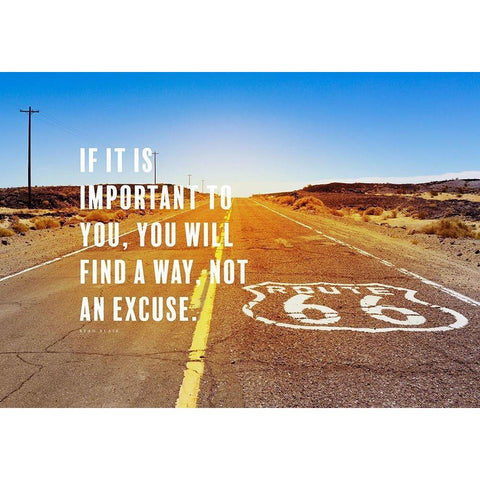 Ryan Blair Quote: Find a Way White Modern Wood Framed Art Print by ArtsyQuotes