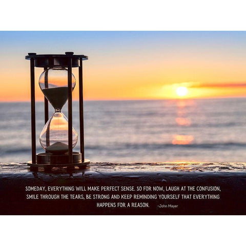 John Mayer Quote: Be Strong White Modern Wood Framed Art Print by ArtsyQuotes