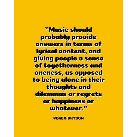 Peabo Bryson Quote: Sense of Togetherness Gold Ornate Wood Framed Art Print with Double Matting by ArtsyQuotes