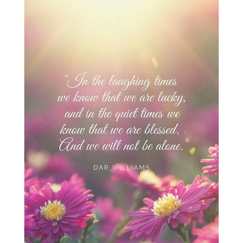 Dar Williams Quote: Laughing Times Black Modern Wood Framed Art Print with Double Matting by ArtsyQuotes