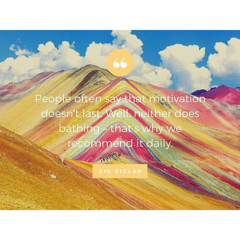 Zig Ziglar Quote: Motivation Black Modern Wood Framed Art Print with Double Matting by ArtsyQuotes