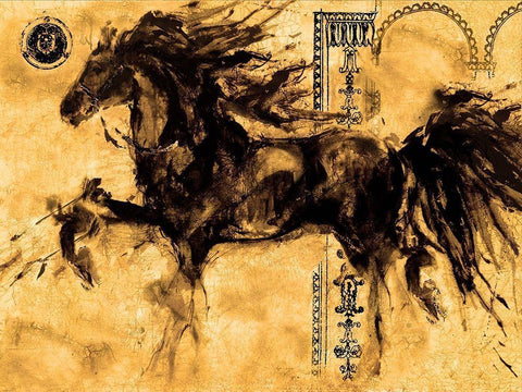 Lepa Zena 2 Black Ornate Wood Framed Art Print with Double Matting by Wiley, Marta