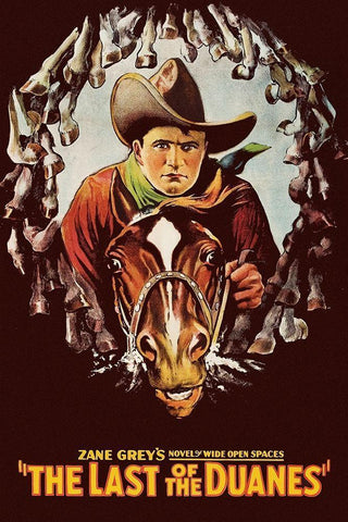 Vintage Westerns: Last of the Duanes White Modern Wood Framed Art Print with Double Matting by Unknown