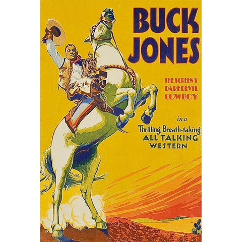 Vintage Westerns: Pierre of the Plains Black Modern Wood Framed Art Print with Double Matting by Unknown