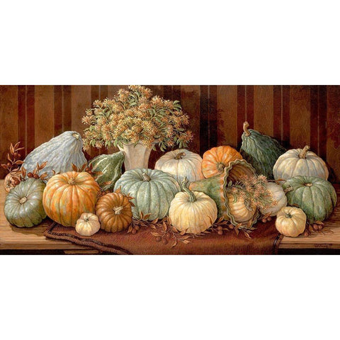 Tuscany Harvest Gold Ornate Wood Framed Art Print with Double Matting by Kruskamp, Janet