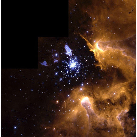 Life Cycle of Stars White Modern Wood Framed Art Print by NASA