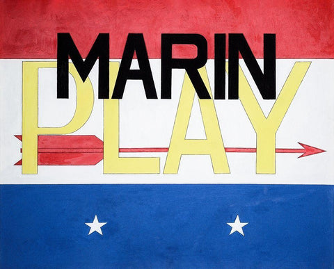 Marin Black Ornate Wood Framed Art Print with Double Matting by Demuth, Charles