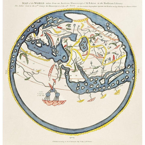 The Commerce and Navigation fo the Ancients in the Indian Ocean White Modern Wood Framed Art Print by Vincent, William