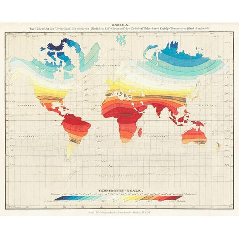 Geographical natural history or basic features of a general natural history of the three realms 1850 White Modern Wood Framed Art Print by Ebel, Wilhelm