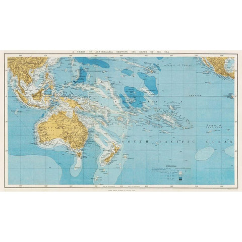 Stanfords Compendium of Geography and Travel 1878 White Modern Wood Framed Art Print by Stanford, Edward