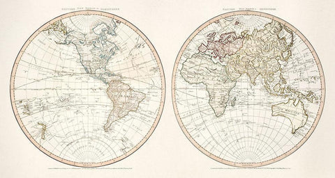 New World 1786 White Modern Wood Framed Art Print with Double Matting by Faden, William