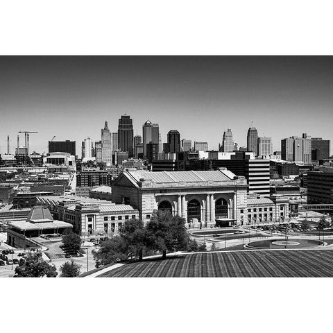 Union Station in Kansas City Gold Ornate Wood Framed Art Print with Double Matting by Highsmith, Carol