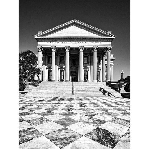 U.S. Custom House Located in Charleston-South Carolina Gold Ornate Wood Framed Art Print with Double Matting by Highsmith, Carol