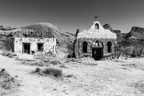 Rio Grande River in Big Bend Ranch State Park-Texas White Modern Wood Framed Art Print with Double Matting by Highsmith, Carol