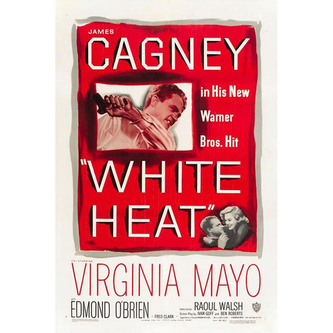 White Heat-1949 White Modern Wood Framed Art Print by Vintage Hollywood Archive