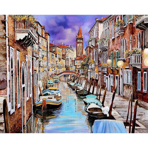 Quasi l alba Gold Ornate Wood Framed Art Print with Double Matting by Borelli, Guido