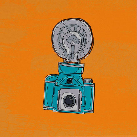 Snapshot II Black Ornate Wood Framed Art Print with Double Matting by Smith, Karen