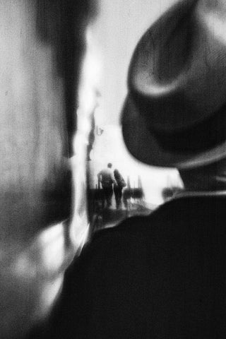 Gone Are The Days White Modern Wood Framed Art Print with Double Matting by Mexia, Laura