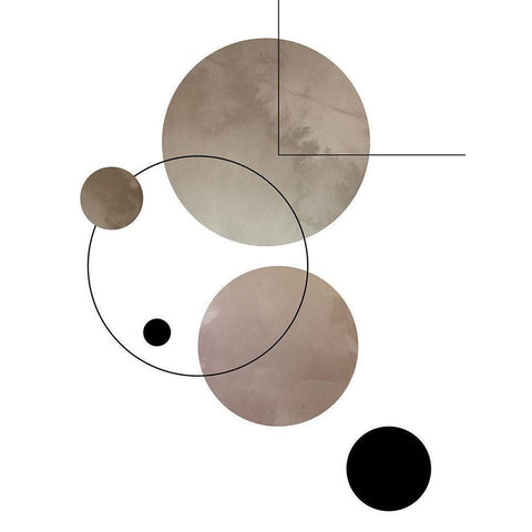 Abstract Series 01 White Modern Wood Framed Art Print by Artographie Studio