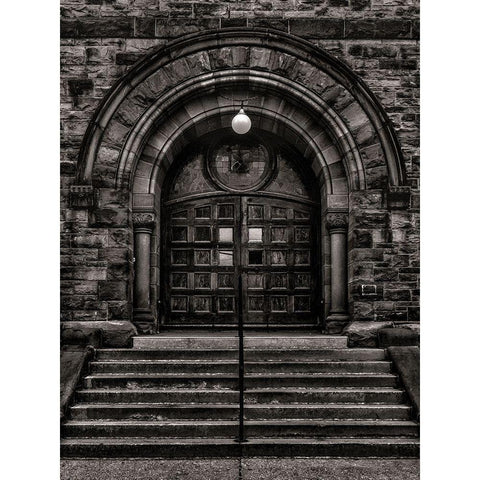 Trinity St Pauls Church No 1 White Modern Wood Framed Art Print by Carson, Brian