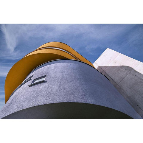 Wall house 06 Black Modern Wood Framed Art Print by Luycx, Theo