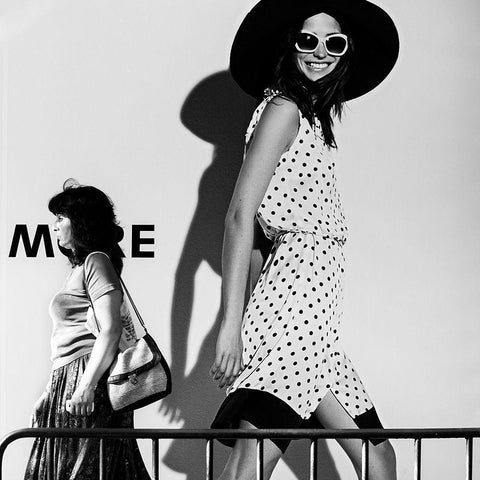 ME and My Expectations White Modern Wood Framed Art Print with Double Matting by Kostadinov, Bobby