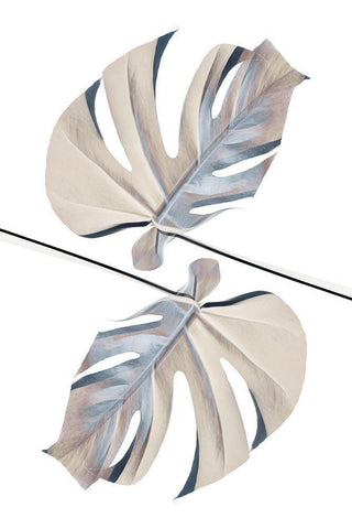 Ying Yang 02 White Modern Wood Framed Art Print with Double Matting by Artographie Studio