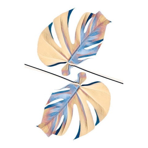 Ying Yang 07 Gold Ornate Wood Framed Art Print with Double Matting by Artographie Studio