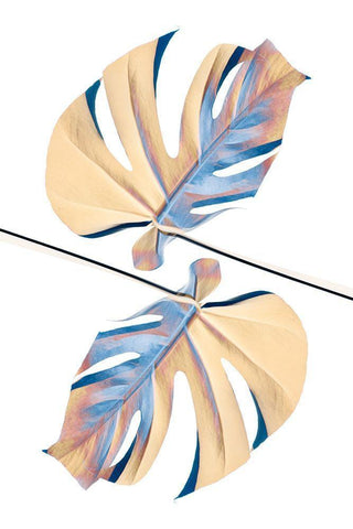 Ying Yang 07 White Modern Wood Framed Art Print with Double Matting by Artographie Studio