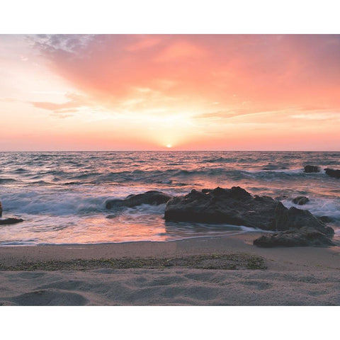 Peace Gold Ornate Wood Framed Art Print with Double Matting by Bochev, Lyuboslav