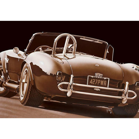 427 PW Black Modern Wood Framed Art Print with Double Matting by Tempier, Guy