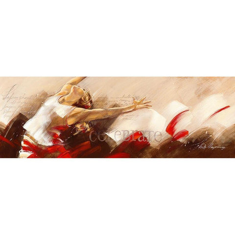 Celebrate Black Modern Wood Framed Art Print with Double Matting by Meijering, Kitty