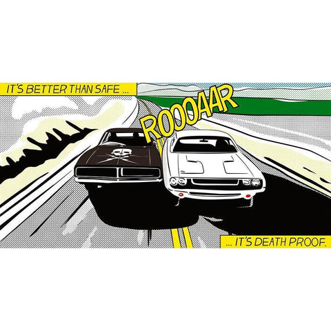 It s better than safe ... White Modern Wood Framed Art Print by Strapelias - PR, Pierre