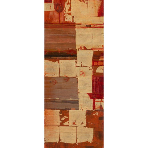 Lark Black Modern Wood Framed Art Print with Double Matting by Richter-Armgart, Rose
