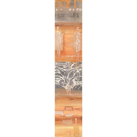 Kazem Black Modern Wood Framed Art Print by Richter-Armgart, Rose