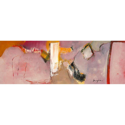 Variations abstraites XXIII White Modern Wood Framed Art Print by Magis, Pascal